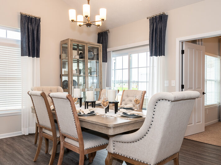 55+ Active Adult Villa Dining Room