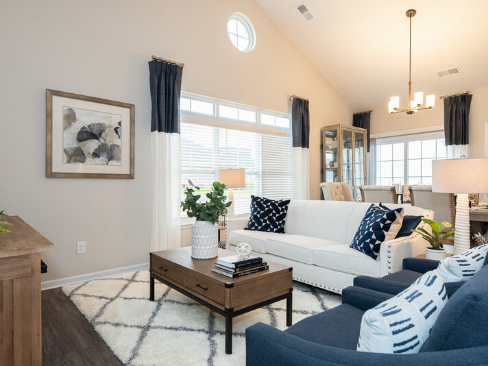 55+ Active Adult Villa Living Room