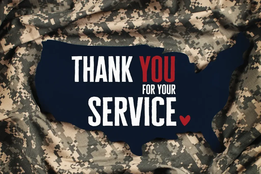 Thank you for your service.