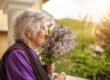 Ten Telling Signs of Dementia woman with flowers