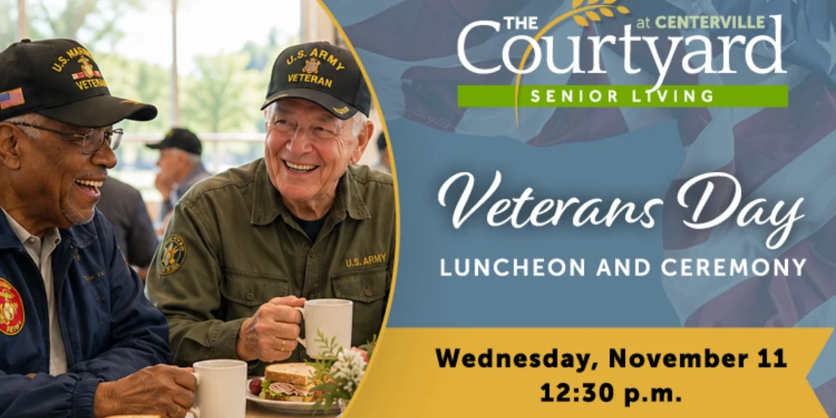 The Courtyard at Centerville | Veterans Day Luncheon
