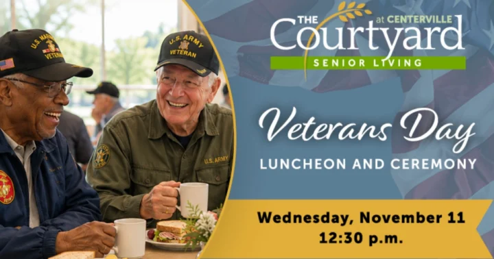 The Courtyard at Centerville | Veterans Day Luncheon The Courtyard at Centerville | Veterans Day Luncheon